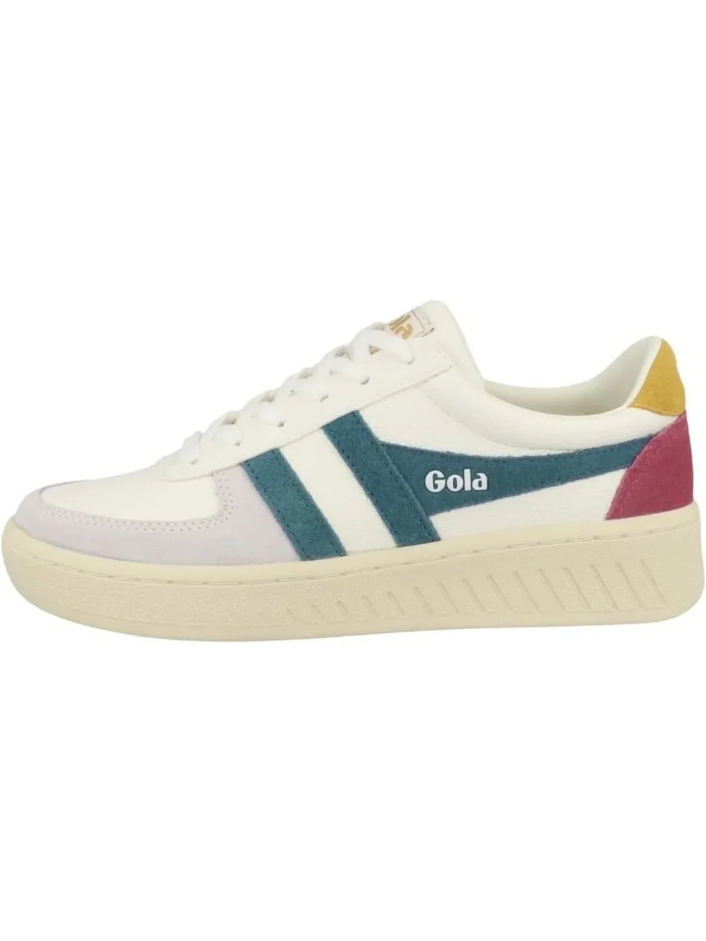 Gola Grand Slam Trident Sneakers White Peacock Sun In White Size 8.5 New